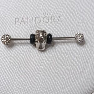 Pandora Vintage 2006 Stirling Silver Horse Head Charm